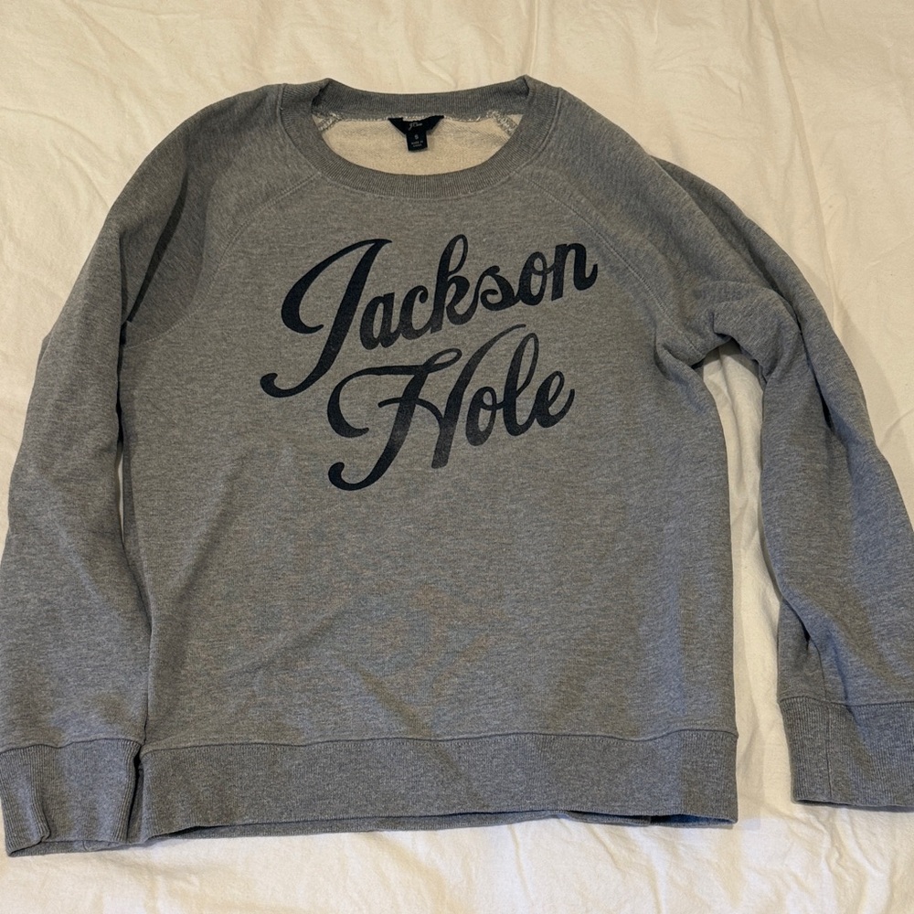 Gray Jackson Hole Women’s J.Crew Crewneck Sweatshirt